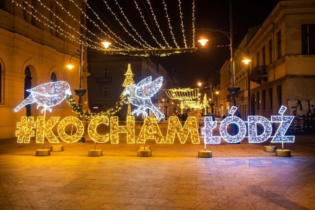 Apartament I Love Piotrkowska Z Wielkim Lustrem, Balkonem I Klimatyzacja Lódź Exterior foto