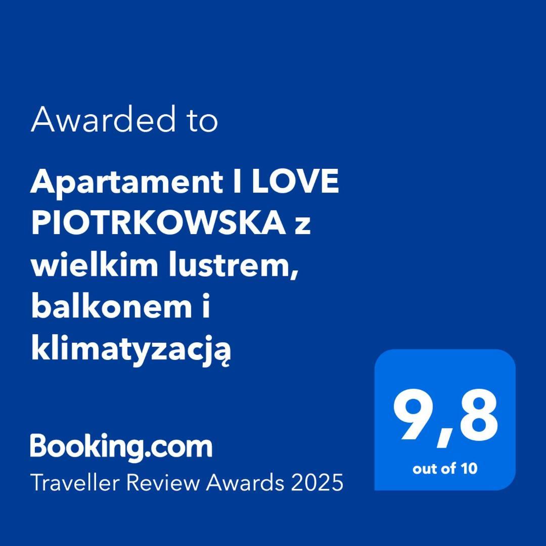 Apartament I Love Piotrkowska Z Wielkim Lustrem, Balkonem I Klimatyzacja Lódź Exterior foto